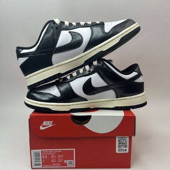 Nike Dunk Low PRM WMNS “Vintage Panda/Black White” 2023